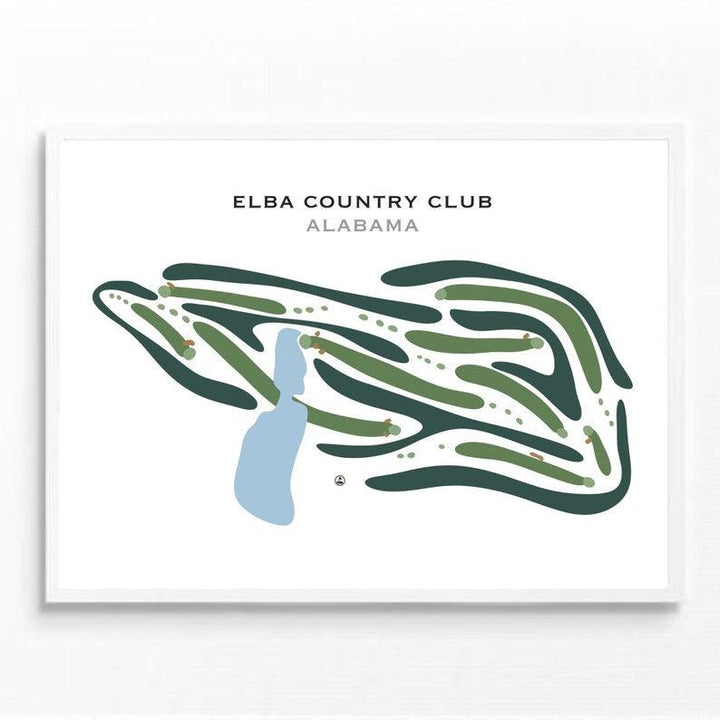 Elba Country Club, Alabama - Printed Golf Courses - Golf Course Prints