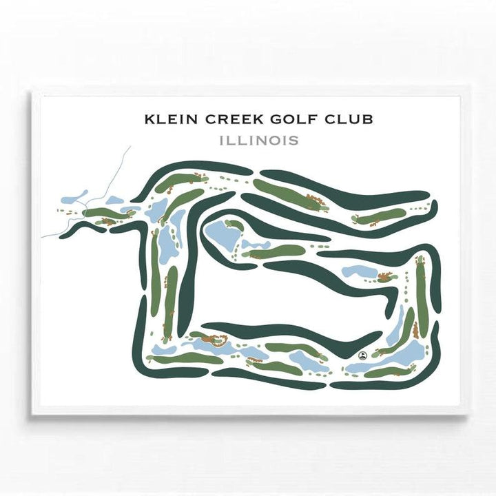 Klein Creek Golf Club, Illinois - Printed Golf Courses - Golf Course Prints