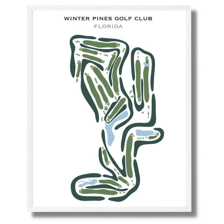 Winter Pines Golf Club, Florida - Printed Golf Courses - Golf Course Prints