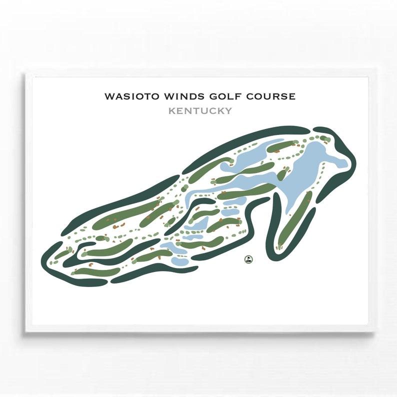 Wasioto Winds Golf Course, Kentucky - Printed Golf Courses - Golf Course Prints