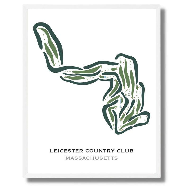 Leicester Country Club, Massachusetts - Printed Golf Courses - Golf Course Prints