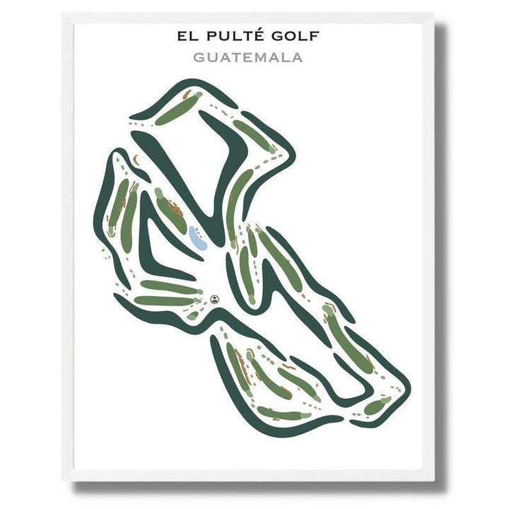 El Pulté Golf, Guatemala - Printed Golf Courses - Golf Course Prints