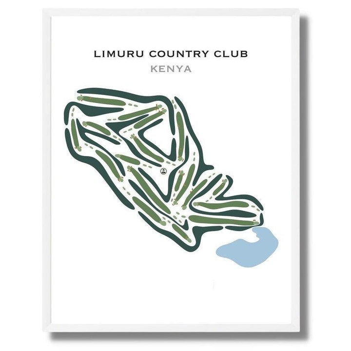 Limuru Country Club, Kenya - Printed Golf Courses - Golf Course Prints