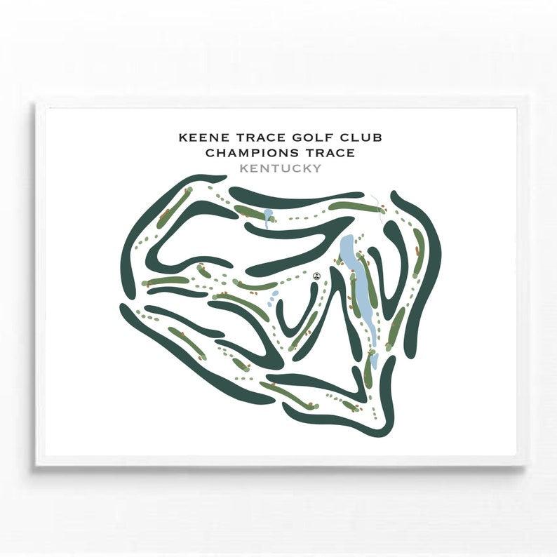 Keene Trace Golf Club Champions Trace, Kentucky - Printed Golf Courses - Golf Course Prints