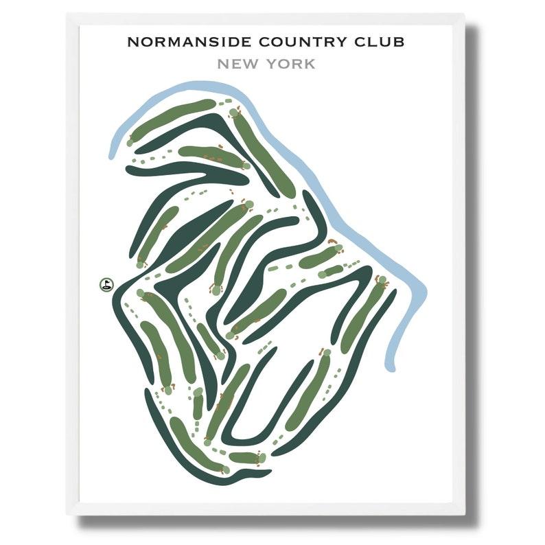 Normanside Country Club, New York - Printed Golf Courses - Golf Course Prints