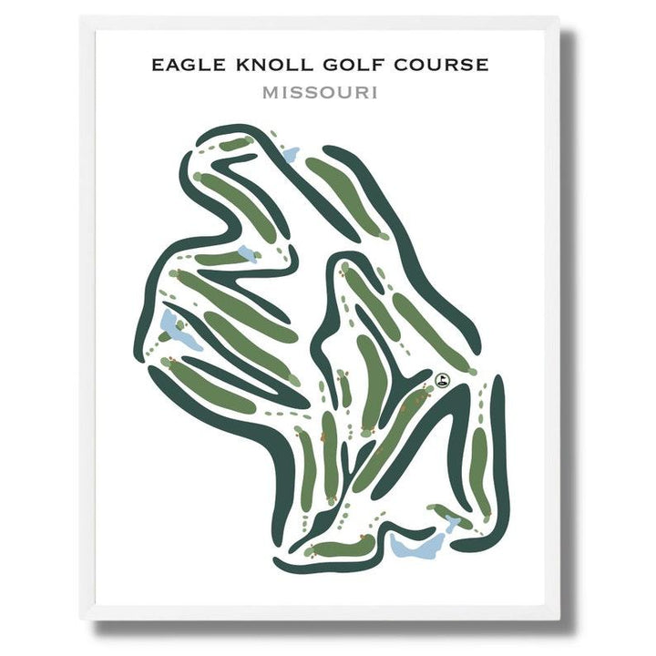 Eagle Knoll Golf Course, Missouri - Printed Golf Courses - Golf Course Prints