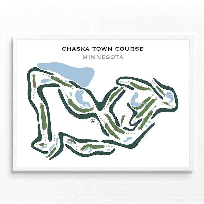 Chaska Town Course, Minnesota - Printed Golf Courses - Golf Course Prints