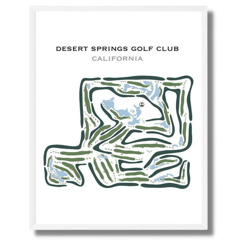 Desert Springs Golf Club, California - Printed Golf Courses - Golf Course Prints