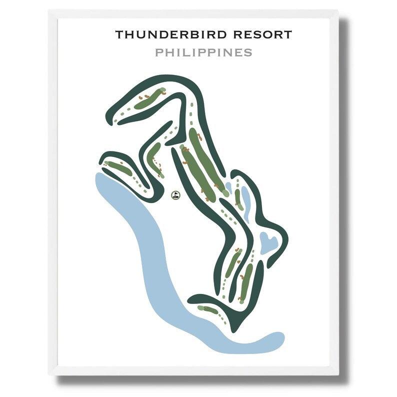 Thunderbird Resort, Philippines - Printed Golf Courses - Golf Course Prints