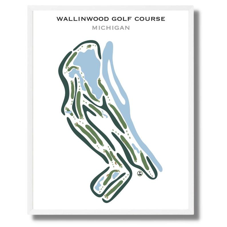 Wallinwood Golf Course, Michigan - Printed Golf Courses - Golf Course Prints