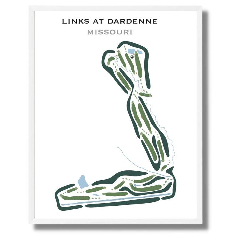 Links at Dardenne, Missouri - Printed Golf Courses - Golf Course Prints