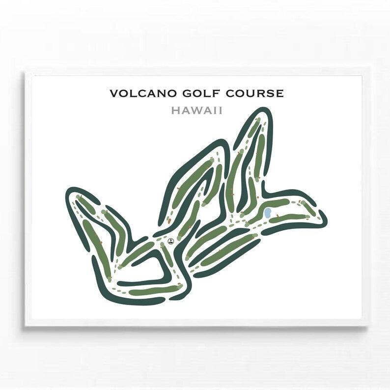 Volcano Golf Course, Hawaii - Printed Golf Courses - Golf Course Prints
