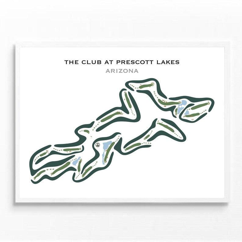 The Club at Prescott Lakes, Arizona - Printed Golf Courses - Golf Course Prints
