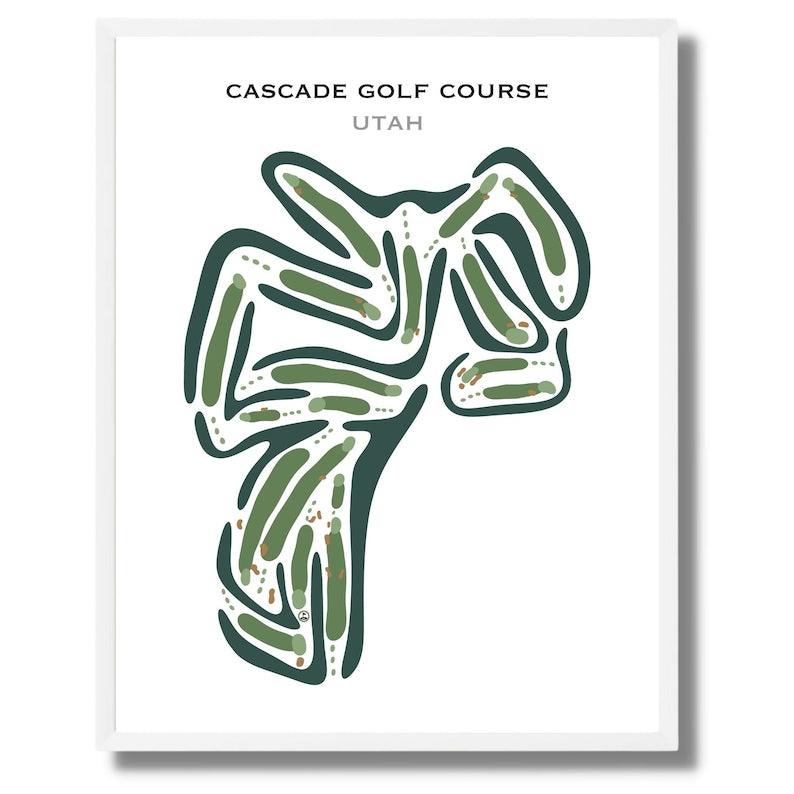 Cascade Golf Course, Utah - Printed Golf Courses - Golf Course Prints