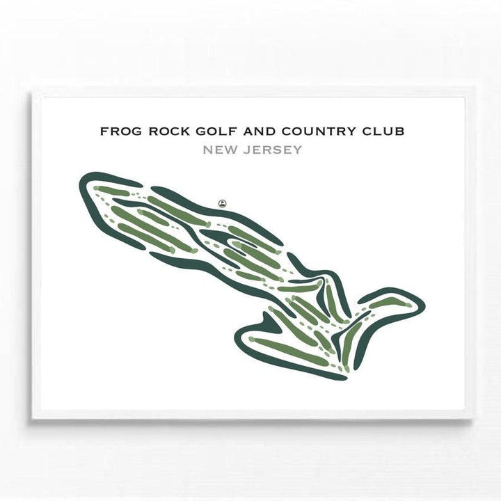 Frog Rock Golf and Country Club, New Jersey - Printed Golf Courses - Golf Course Prints