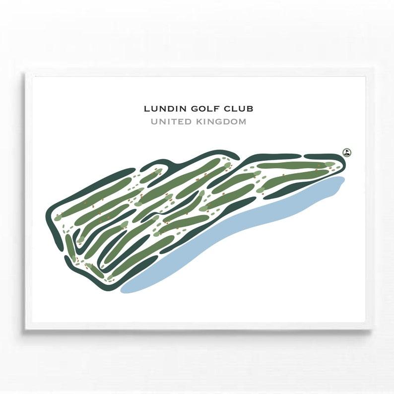 Lundin Golf Club, United Kingdom - Printed Golf Courses - Golf Course Prints