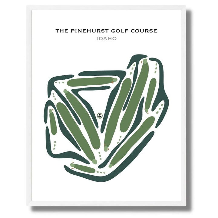 The Pinehurst Golf Course, Idaho - Printed Golf Courses - Golf Course Prints