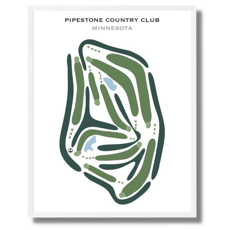 Pipestone Country Club, Minnesota - Printed Golf Courses - Golf Course Prints