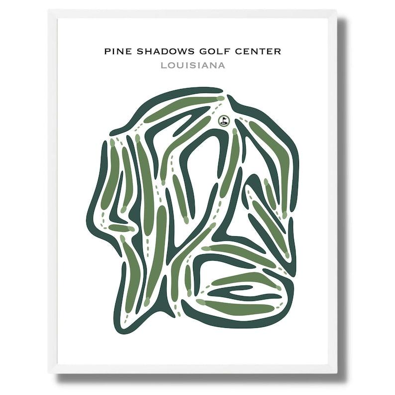 Pine Shadows Golf Center, Louisiana - Printed Golf Courses - Golf Course Prints