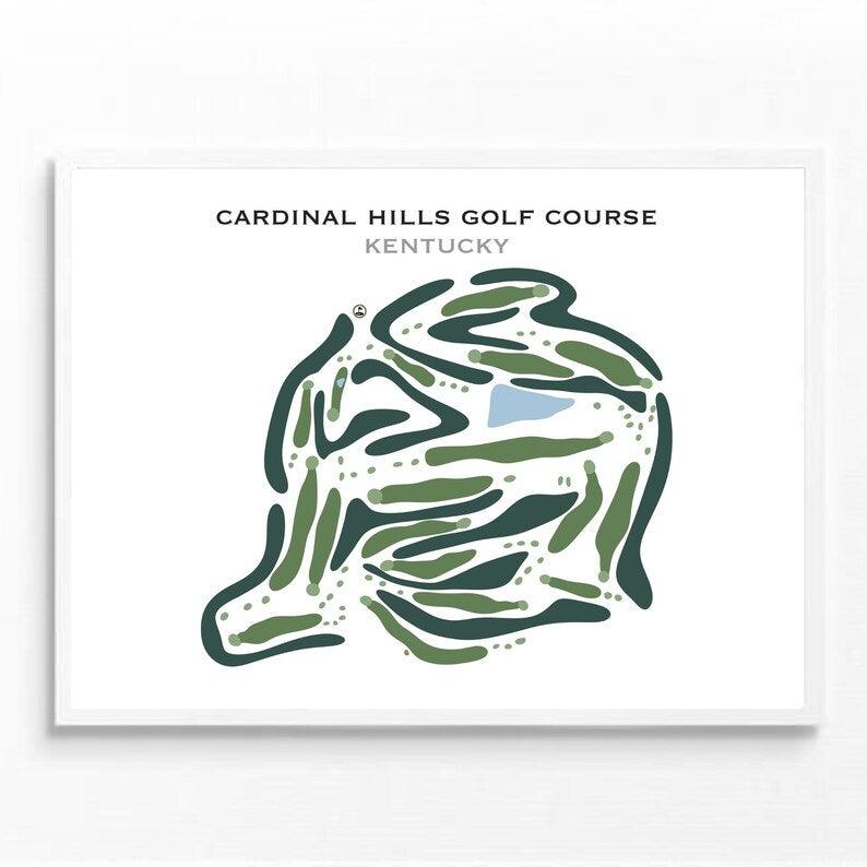 Cardinal Hills Golf Course, Kentucky - Printed Golf Courses - Golf Course Prints