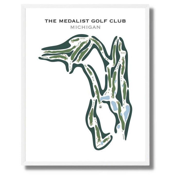 The Medalist Golf Club, Michigan - Printed Golf Courses - Golf Course Prints