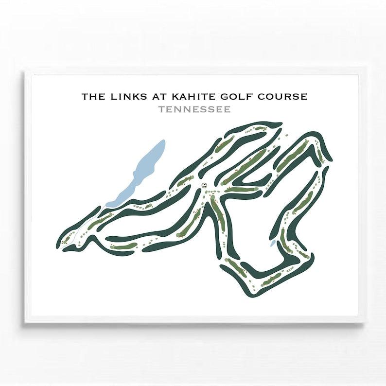 The Links at Kahite, Tennessee - Printed Golf Courses - Golf Course Prints