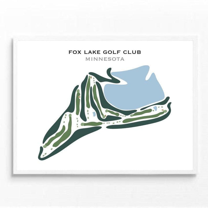 Fox Lake Golf Club, Minnesota - Printed Golf Courses - Golf Course Prints