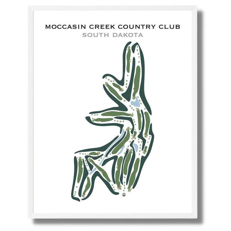 Moccasin Creek Country Club, South Dakota - Printed Golf Courses - Golf Course Prints