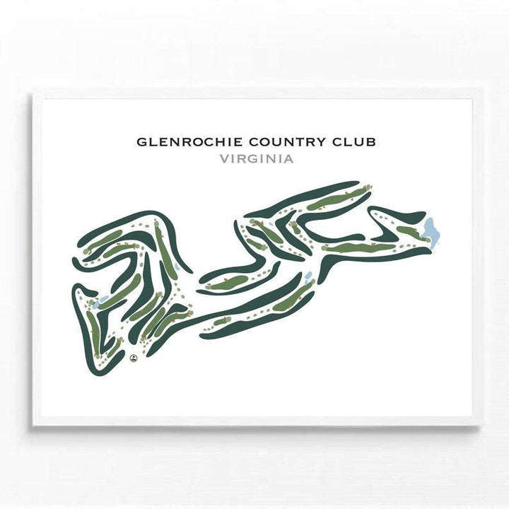 Glenrochie Country Club, Virginia - Printed Golf Courses - Golf Course Prints