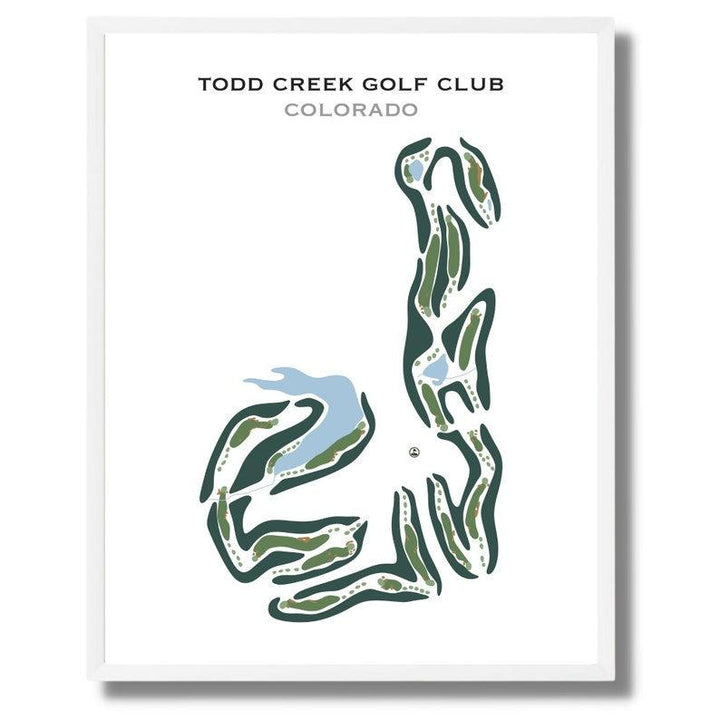 Todd Creek Golf Club, Colorado - Printed Golf Courses - Golf Course Prints