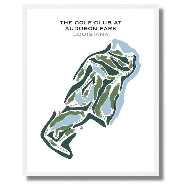 The Golf Club at Audubon Park, Louisiana - Printed Golf Courses - Golf Course Prints