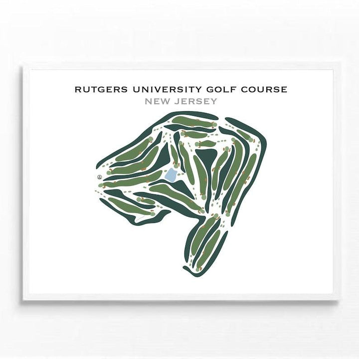 Rutgers University Golf Course, New Jersey - Printed Golf Courses - Golf Course Prints