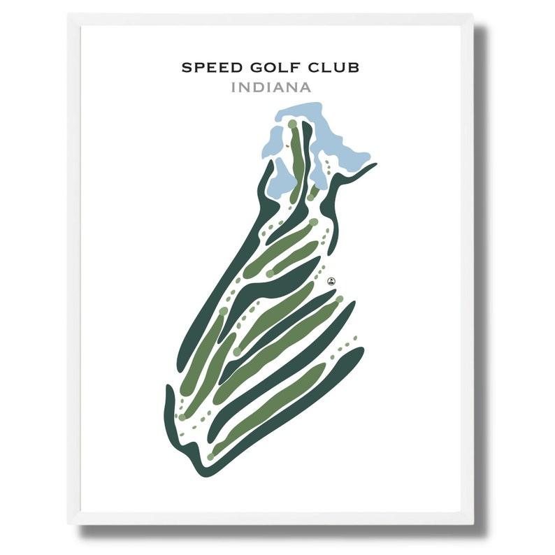 Speed Golf Club, Indiana - Printed Golf Courses - Golf Course Prints