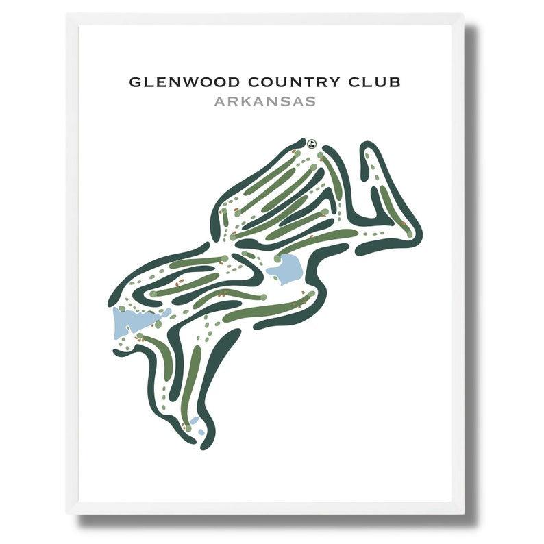 Glenwood Country Club, Arkansas - Printed Golf Courses - Golf Course Prints