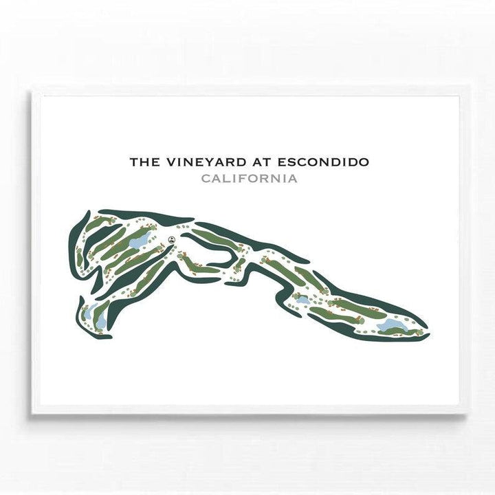 The Vineyard at Escondido, California - Printed Golf Courses - Golf Course Prints