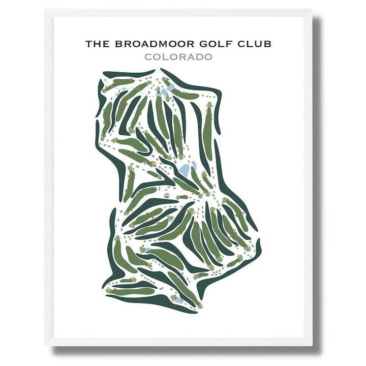 The Broadmoor Golf Club, Colorado - Printed Golf Courses - Golf Course Prints