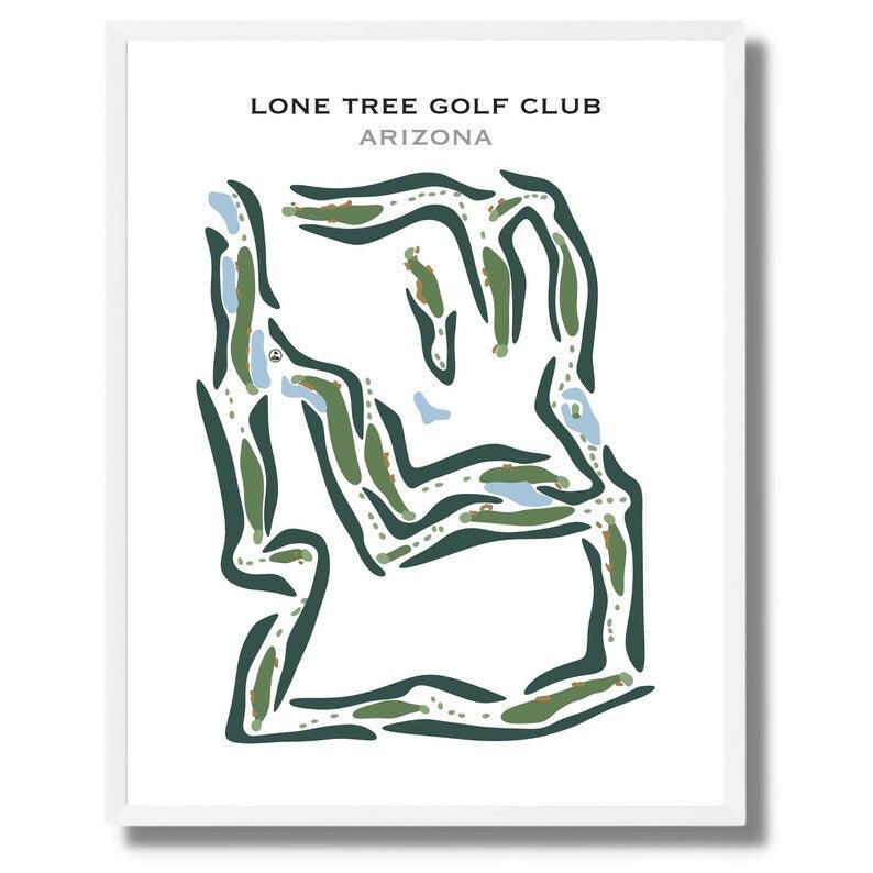 Lone Tree Golf Club, Arizona - Printed Golf Courses - Golf Course Prints