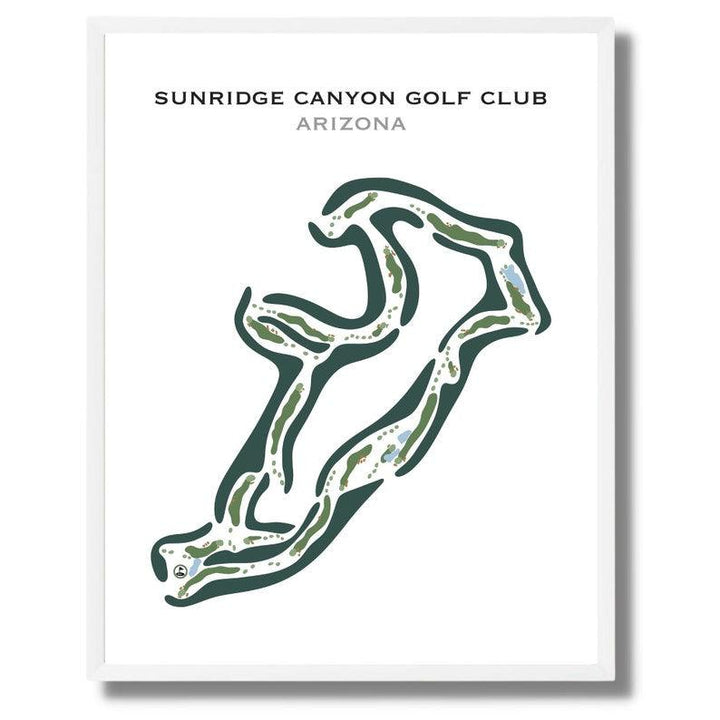 SunRidge Canyon Golf Club, Arizona - Printed Golf Courses - Golf Course Prints