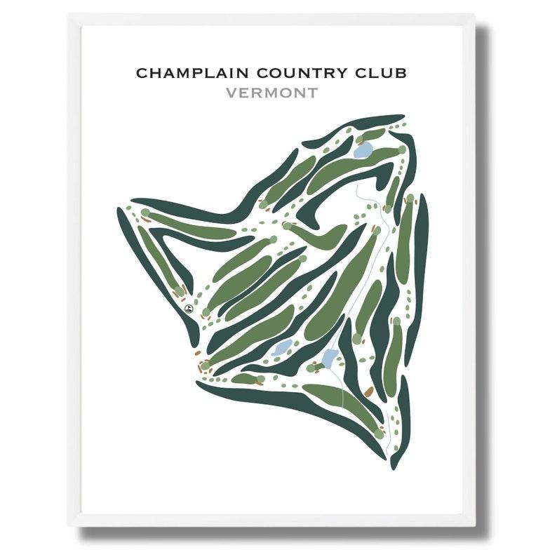 Champlain Country Club, Vermont - Printed Golf Courses - Golf Course Prints