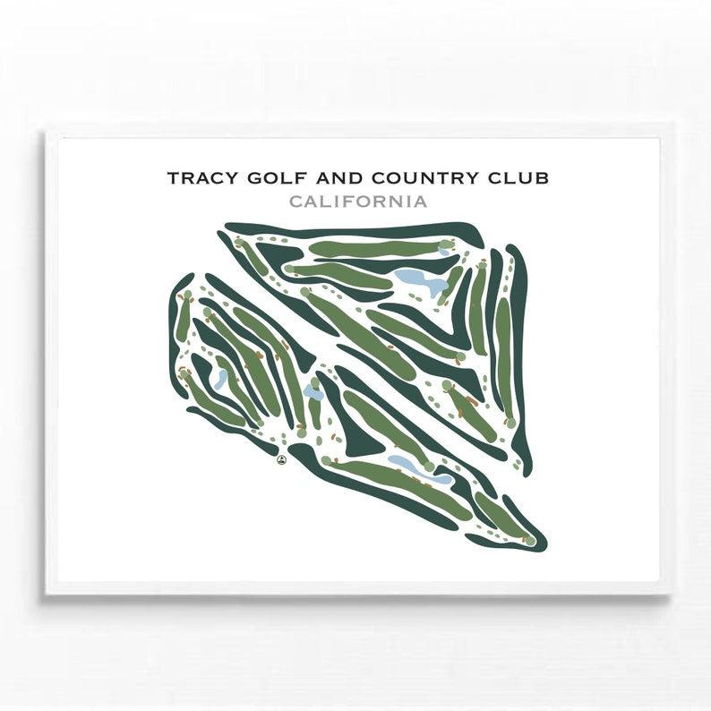 Tracy Golf & Country Club, California - Printed Golf Courses - Golf Course Prints