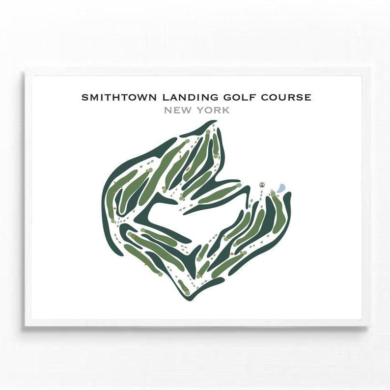Smithtown Landing Golf Course, New York - Printed Golf Courses - Golf Course Prints