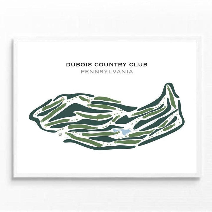 DuBois Country Club, Pennsylvania - Printed Golf Courses - Golf Course Prints