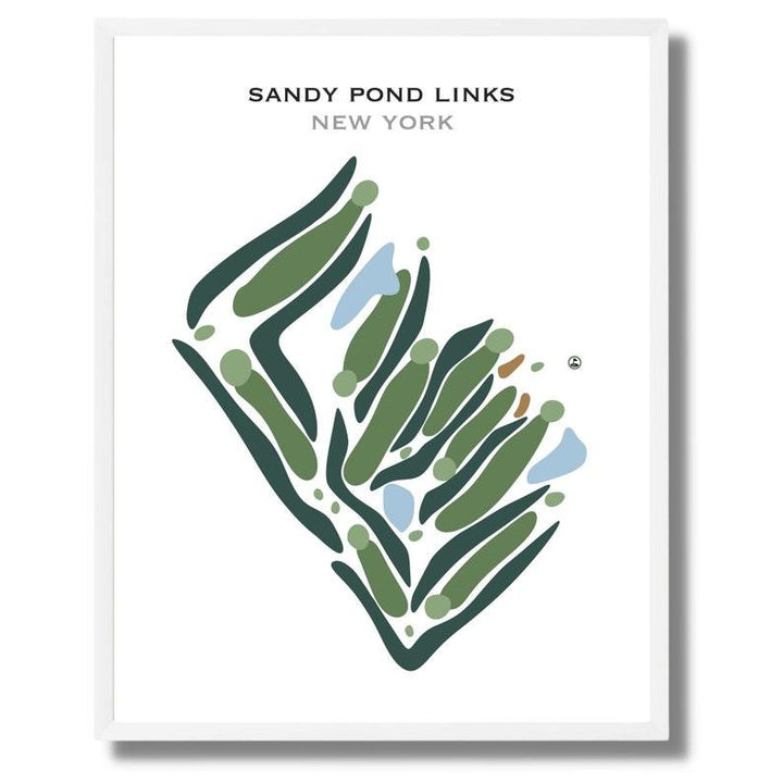 Sandy Pond Links, New York - Printed Golf Courses - Golf Course Prints