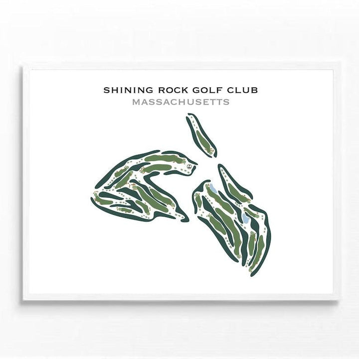 Shining Rock Golf Club, Massachusetts - Printed Golf Courses - Golf Course Prints