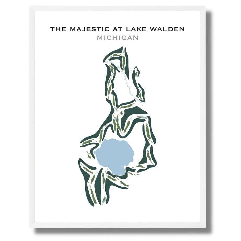 The Majestic at Lake Walden, Michigan - Printed Golf Courses - Golf Course Prints