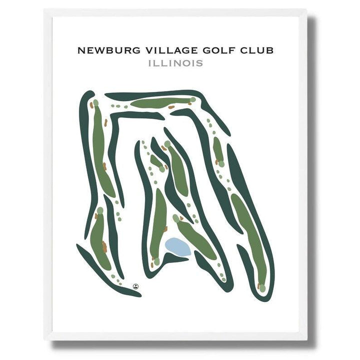 Newburg Village Golf Club, Illinois - Printed Golf Courses - Golf Course Prints