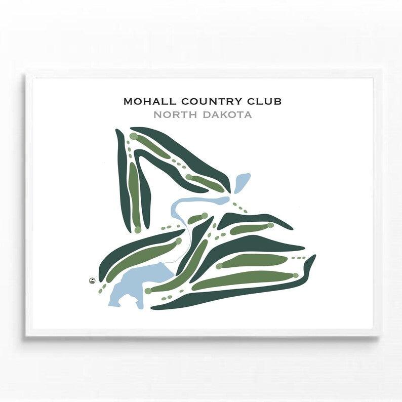 Mohall Country Club, North Dakota - Printed Golf Courses - Golf Course Prints