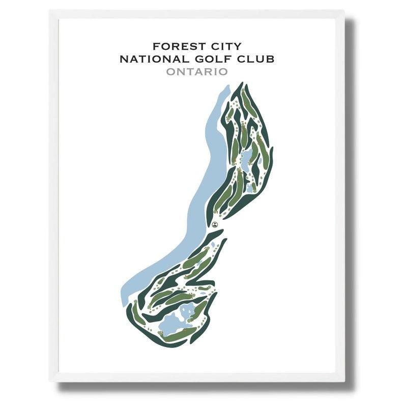 Forest City National Golf Club, Ontario - Printed Golf Courses - Golf Course Prints