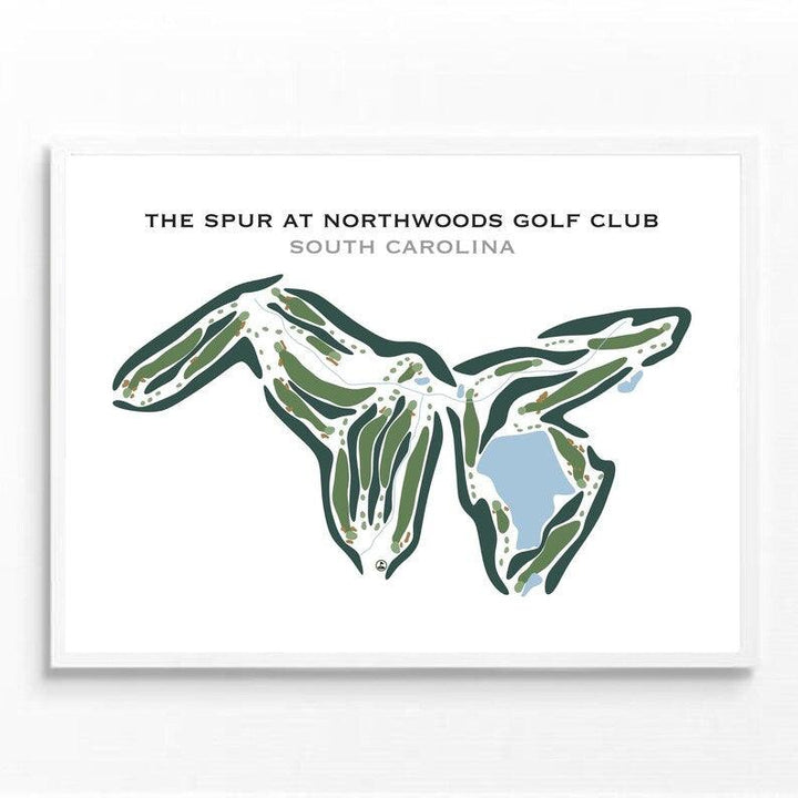 The Spur at Northwoods Golf Club, South Carolina - Printed Golf Courses - Golf Course Prints