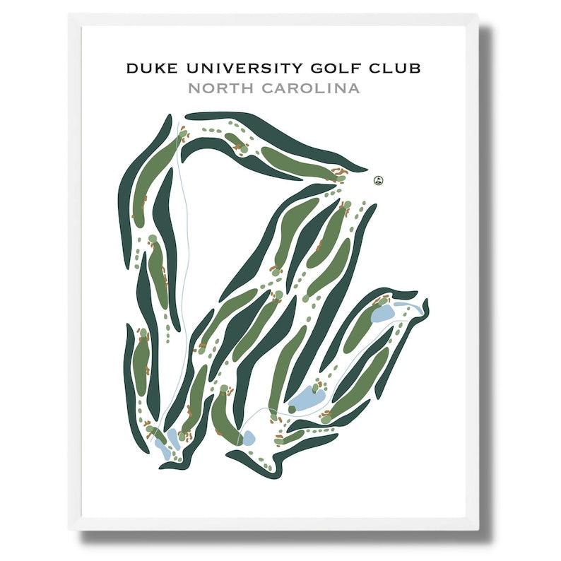 Duke University Golf Club, North Carolina - Printed Golf Courses - Golf Course Prints